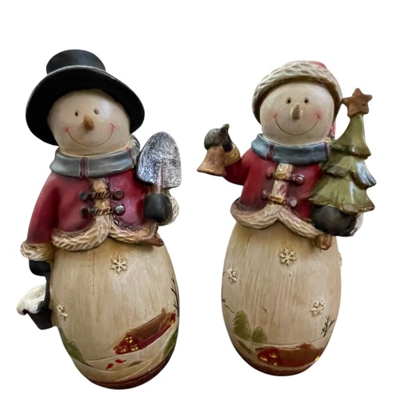 2007 Snowman Figurine Set - Picture 1 of 8